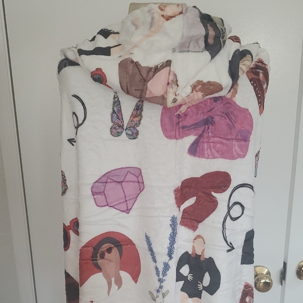 Taylor Swift Artistic Print Blanket - Multicolor - Picture 6 of 7